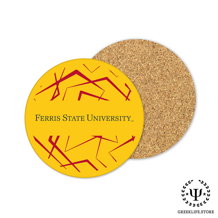 Ferris State University Beverage coaster round (Set of 4)