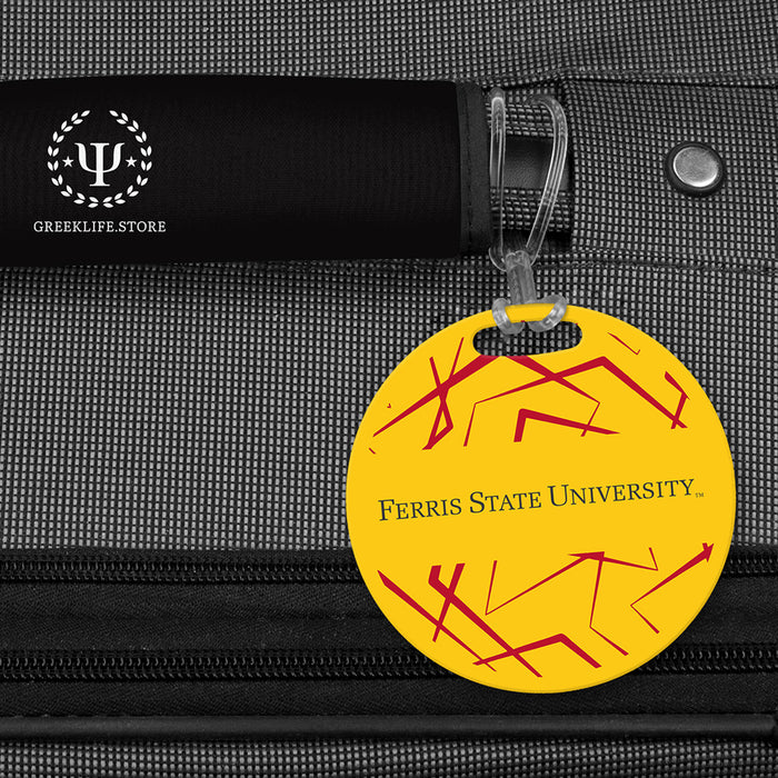 Ferris State University Luggage Bag Tag (round)