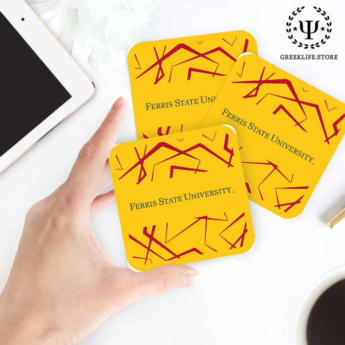 Ferris State University Beverage Coasters Square (Set of 4)