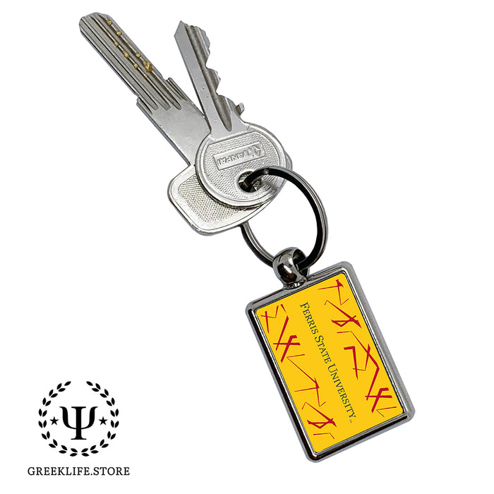 Ferris State University Keychain Rectangular