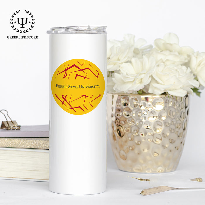 Ferris State University Stainless Steel Skinny Tumbler 20 OZ
