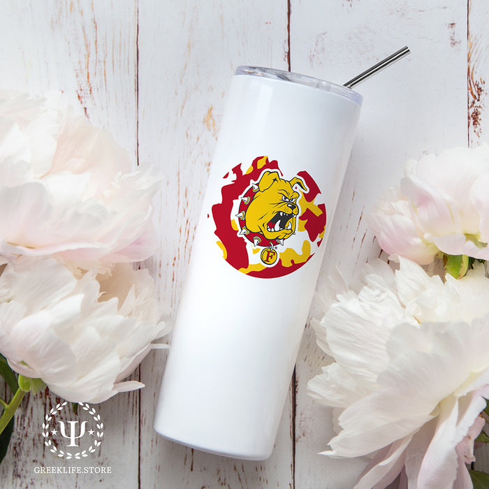 Ferris State University Stainless Steel Skinny Tumbler 20 OZ