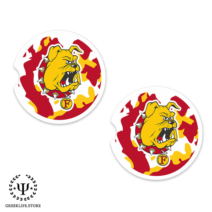 Ferris State University Car Cup Holder Coaster (Set of 2)