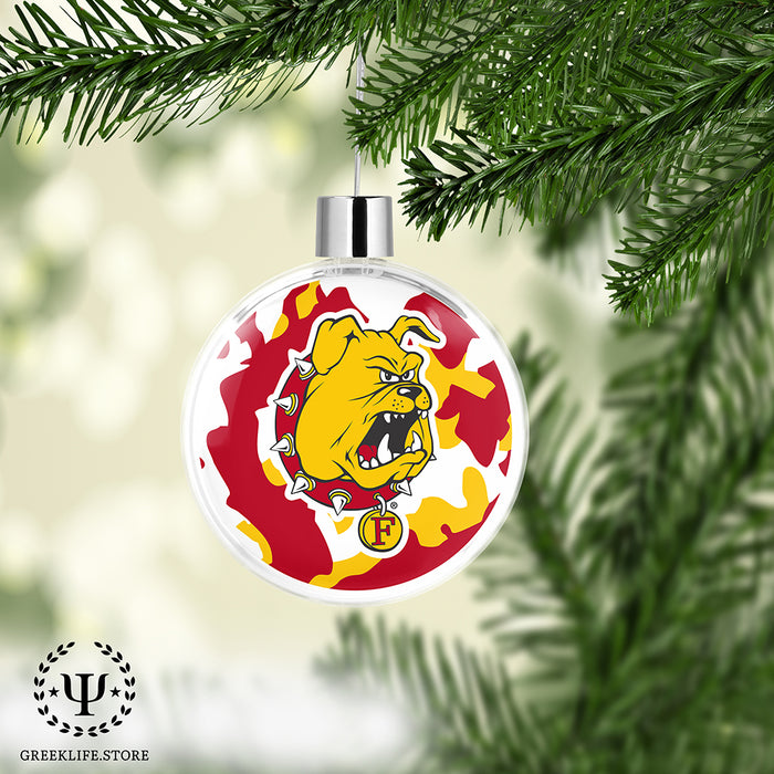 Ferris State University Christmas Ornament Flat Round