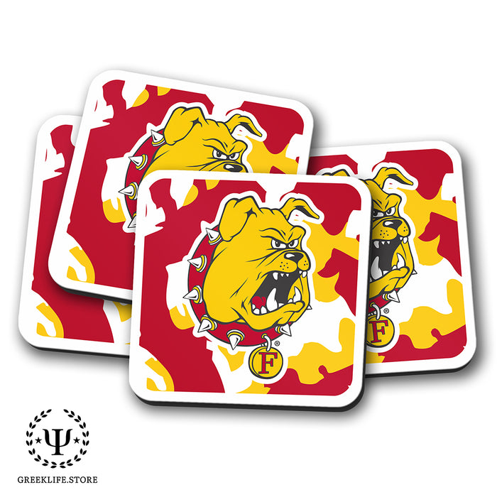 Ferris State University Beverage Coasters Square (Set of 4)