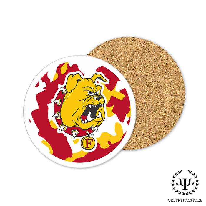 Ferris State University Beverage coaster round (Set of 4)