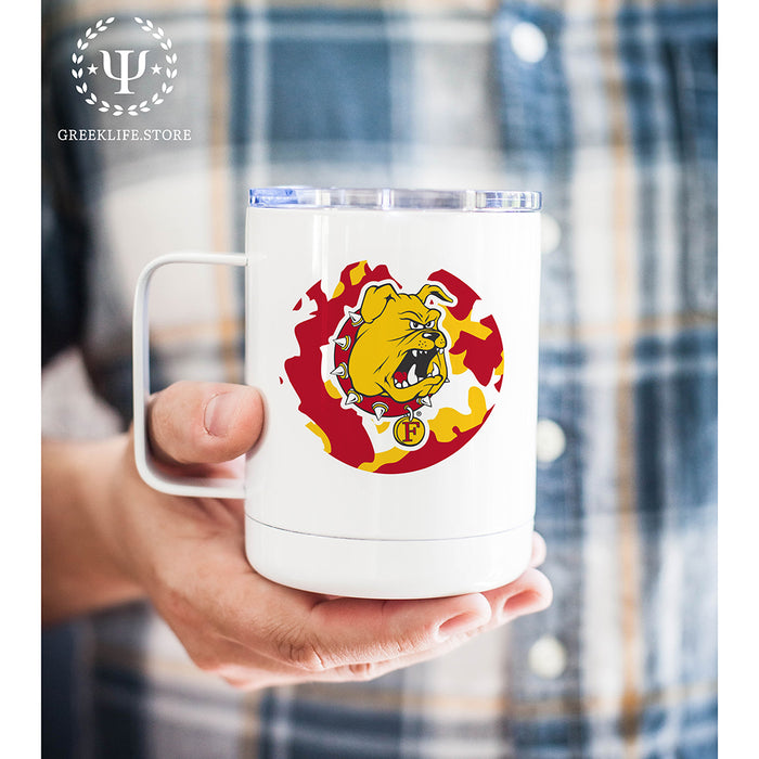 Ferris State University Stainless Steel Travel Mug 13 OZ
