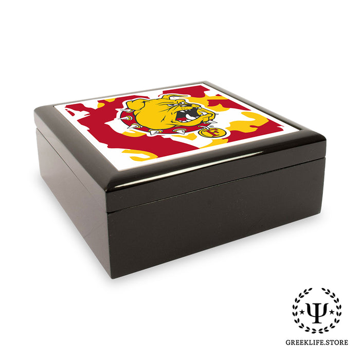 Ferris State University Keepsake Box Wooden