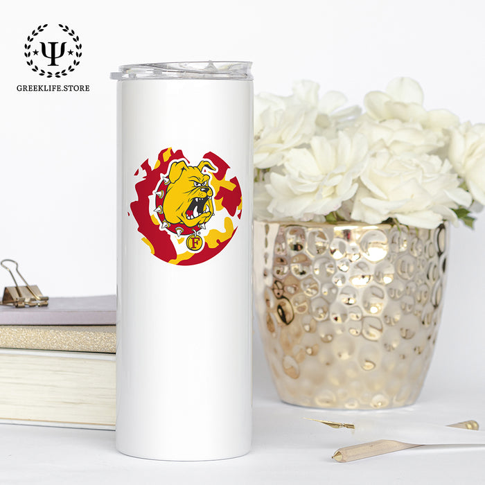 Ferris State University Stainless Steel Skinny Tumbler 20 OZ
