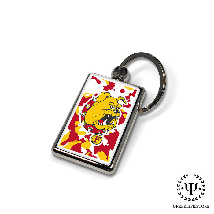 Ferris State University Keychain Rectangular