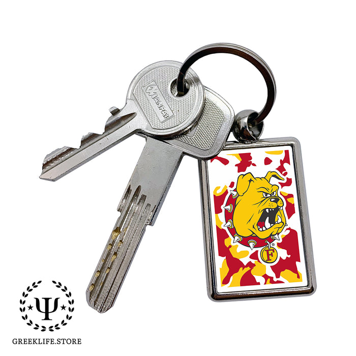 Ferris State University Keychain Rectangular
