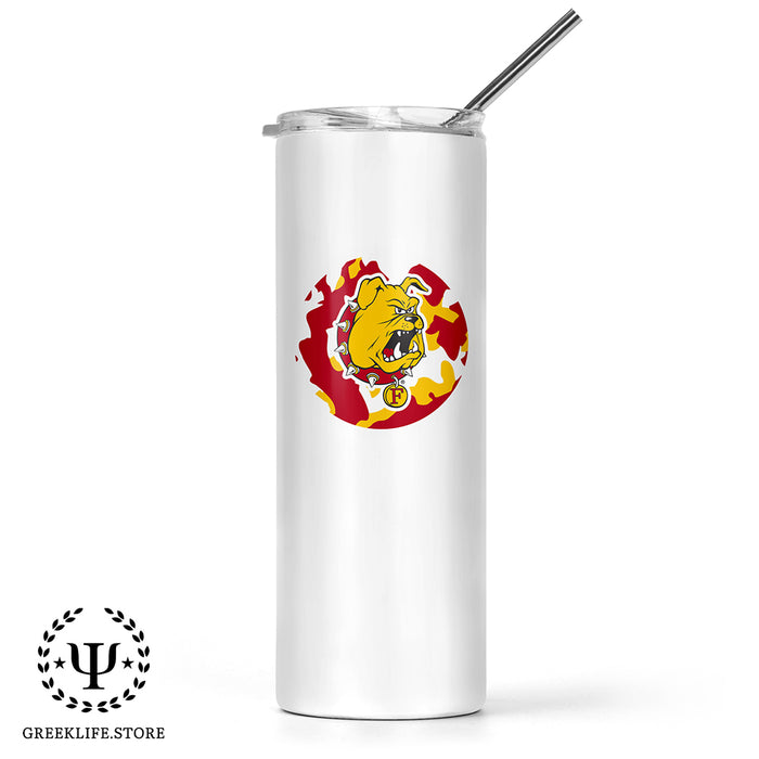 Ferris State University Stainless Steel Skinny Tumbler 20 OZ