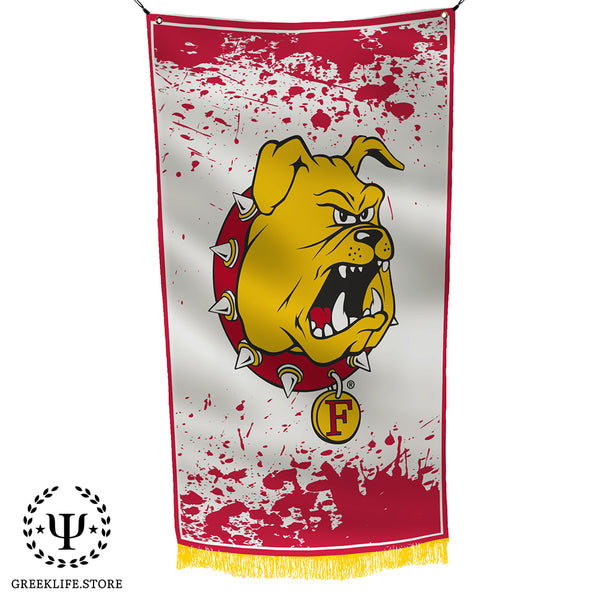 Show Your Ferris State Bulldogs Pride With This 3x5 Foot Nylon Flag From College Flags And Banners Co. It's Red And Ready To Fly!