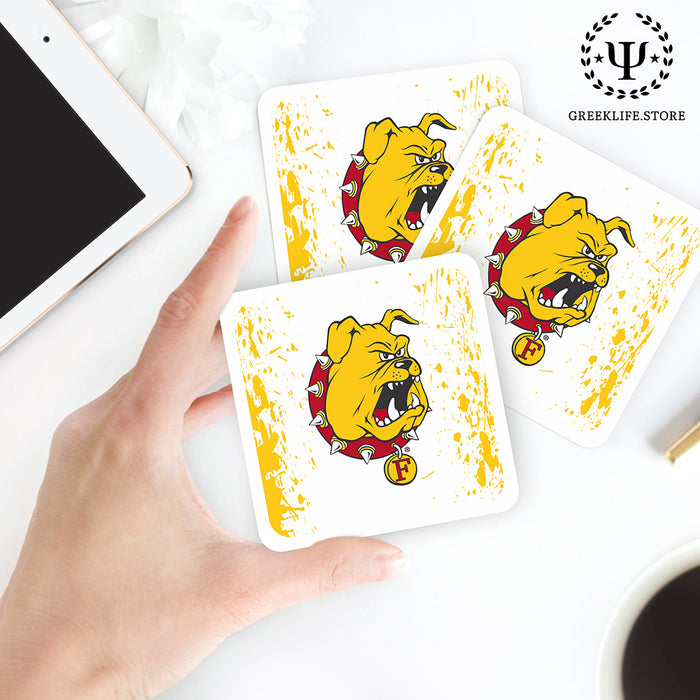 Ferris State University Beverage Coasters Square (Set of 4)