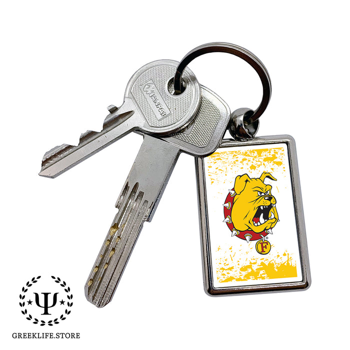 Ferris State University Keychain Rectangular