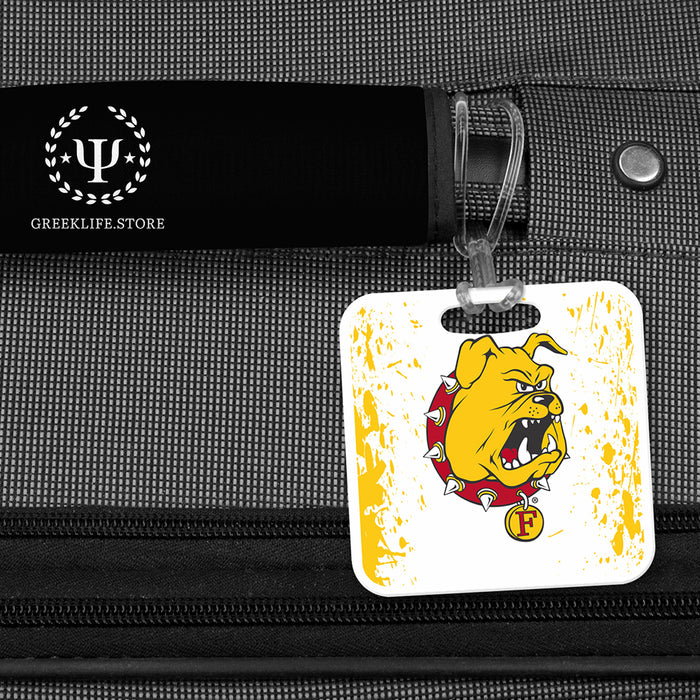 Ferris State University Luggage Bag Tag (square)