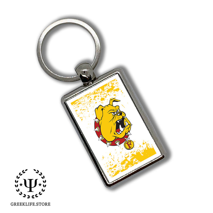 Ferris State University Keychain Rectangular