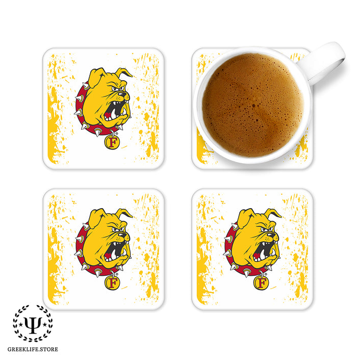 Ferris State University Beverage Coasters Square (Set of 4)