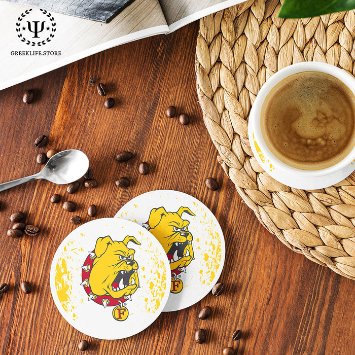 Ferris State University Beverage coaster round (Set of 4)