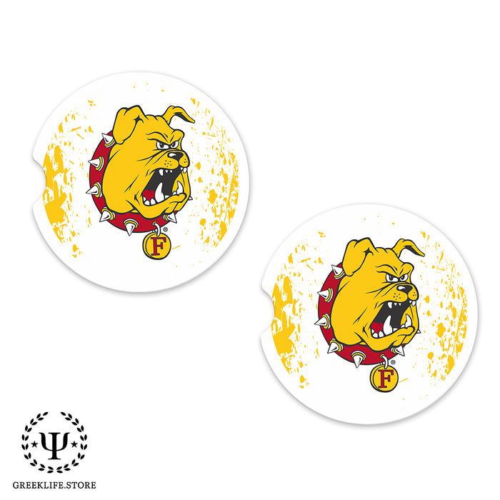 Ferris State University Car Cup Holder Coaster (Set of 2)