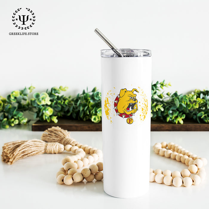 Ferris State University Stainless Steel Skinny Tumbler 20 OZ