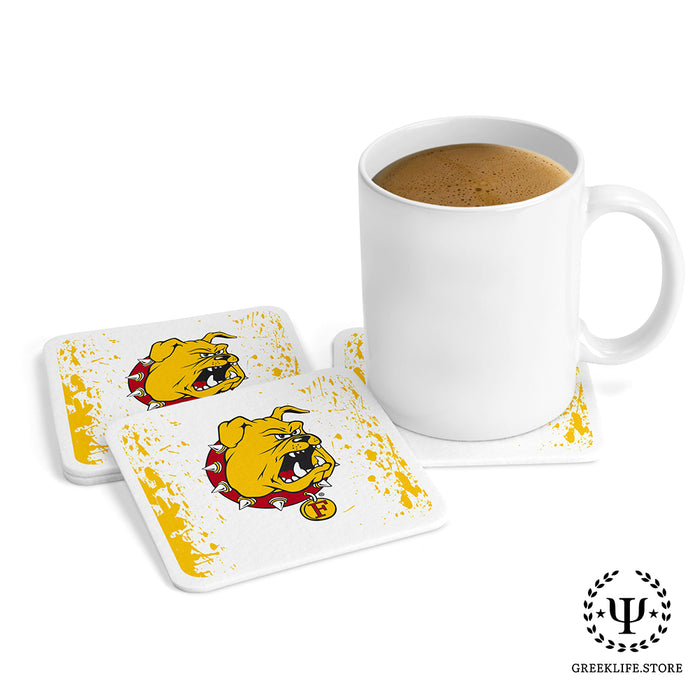 Ferris State University Beverage Coasters Square (Set of 4)