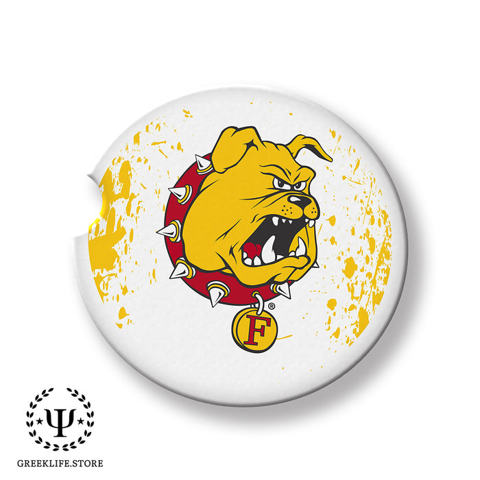 Ferris State University Car Cup Holder Coaster (Set of 2)