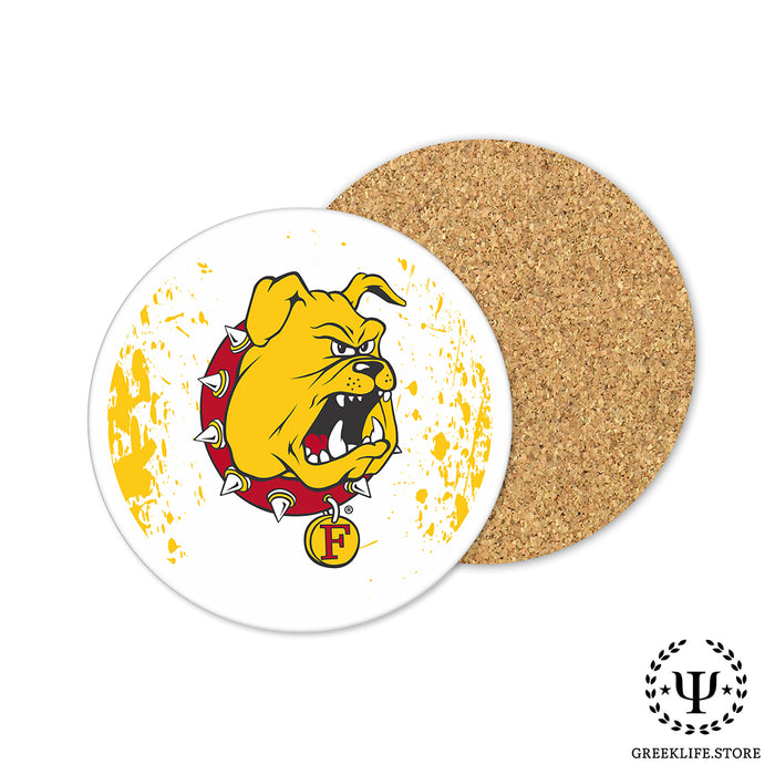 Ferris State University Beverage coaster round (Set of 4)