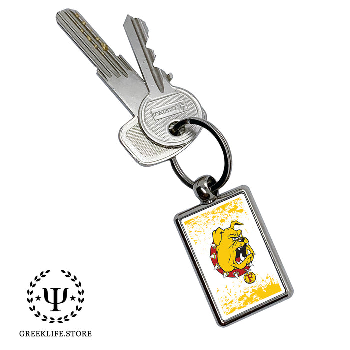 Ferris State University Keychain Rectangular