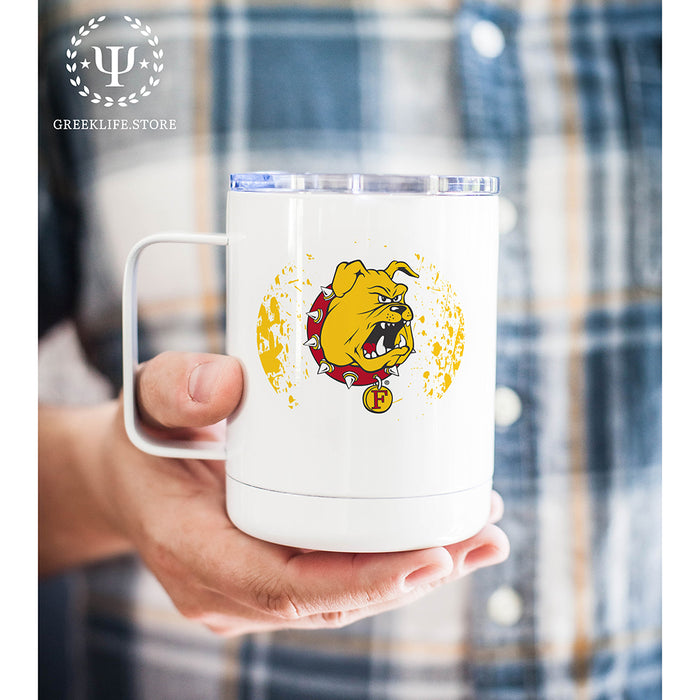 Ferris State University Stainless Steel Travel Mug 13 OZ