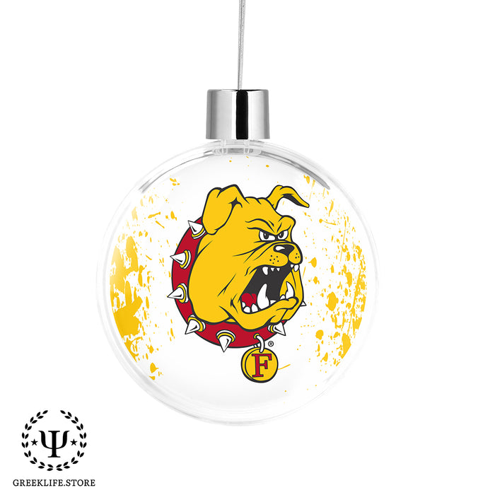Ferris State University Christmas Ornament Flat Round