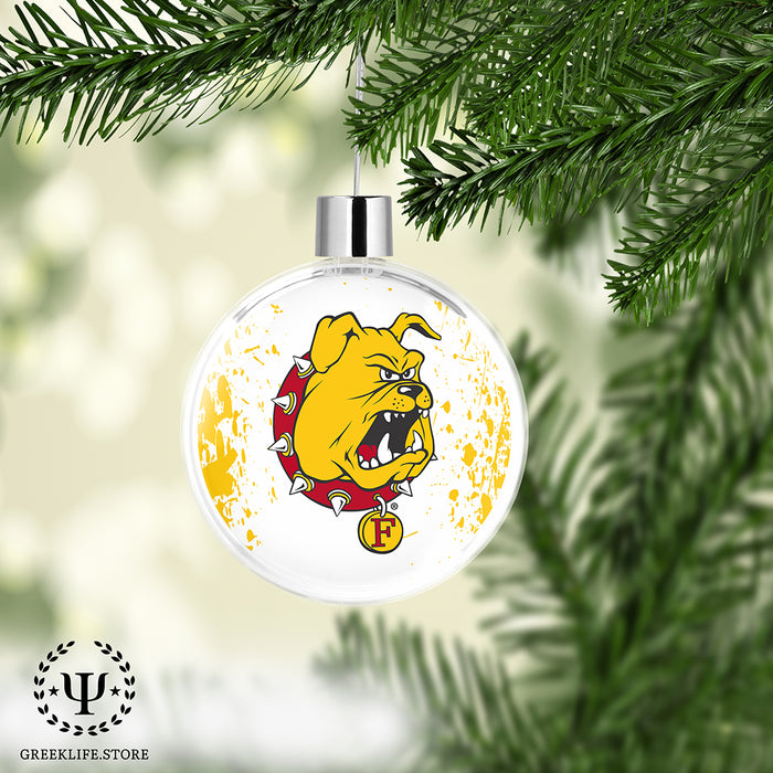 Ferris State University Christmas Ornament Flat Round