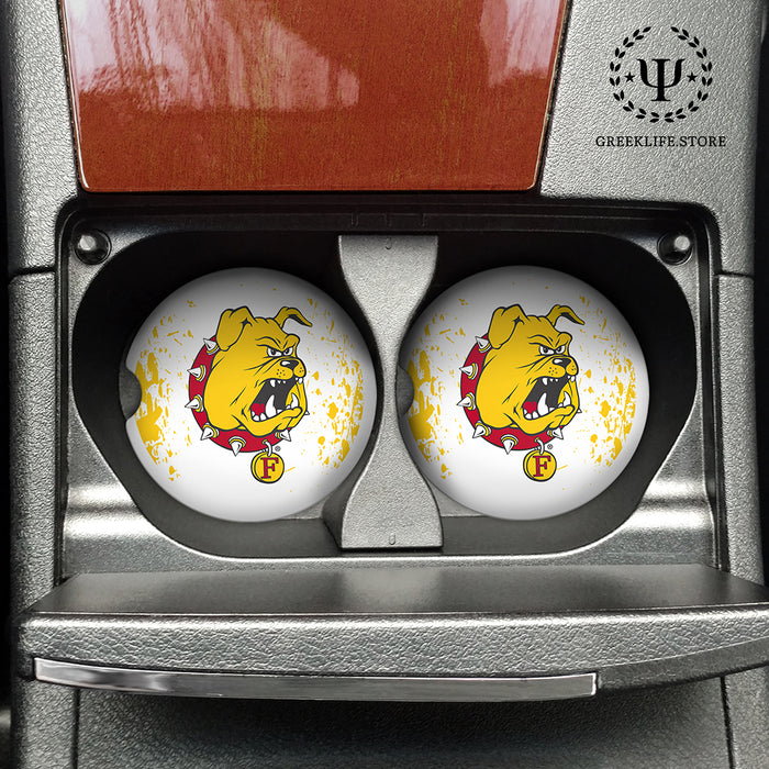 Ferris State University Car Cup Holder Coaster (Set of 2)