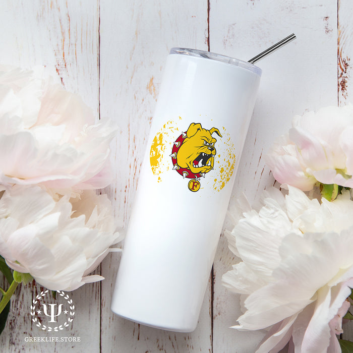 Ferris State University Stainless Steel Skinny Tumbler 20 OZ