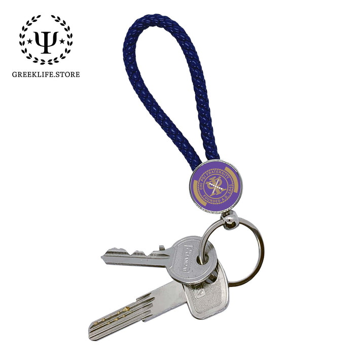 Chi Psi Key Chain Round