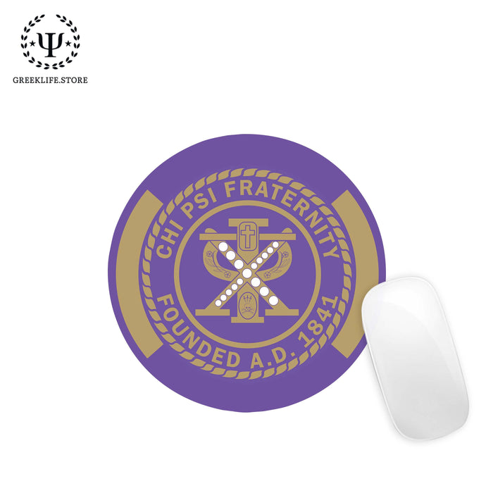 Chi Psi Mouse Pad Round