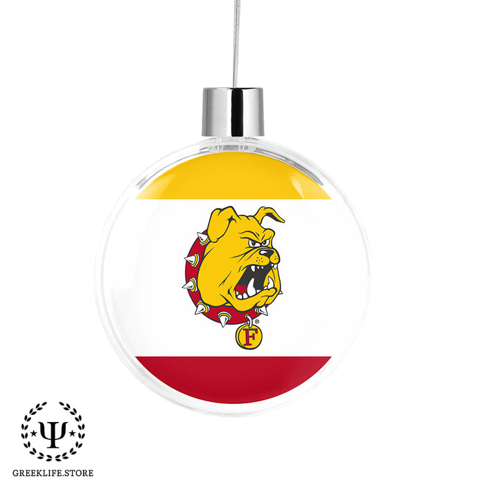 Ferris State University Christmas Ornament Flat Round