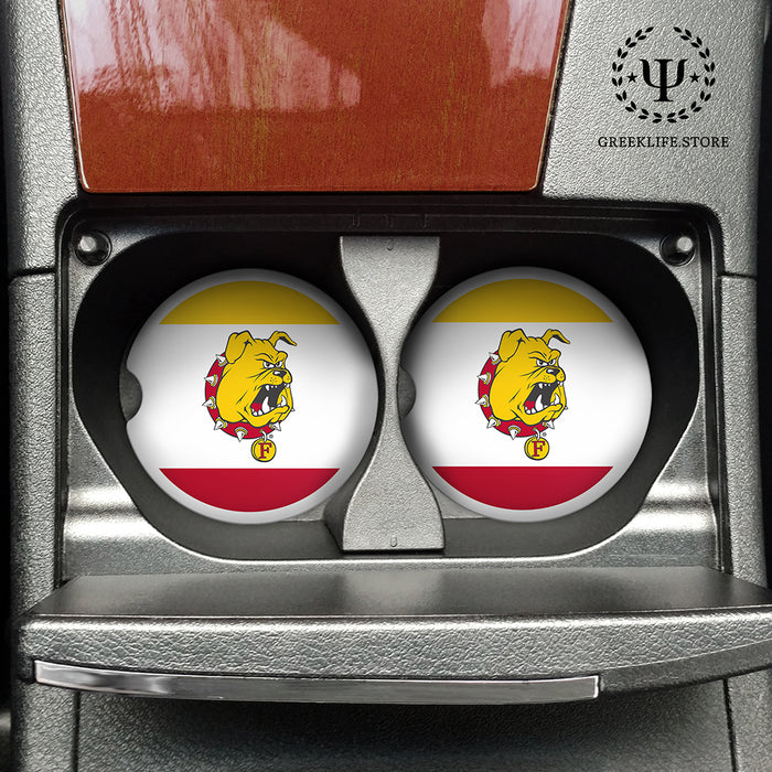 Ferris State University Car Cup Holder Coaster (Set of 2)