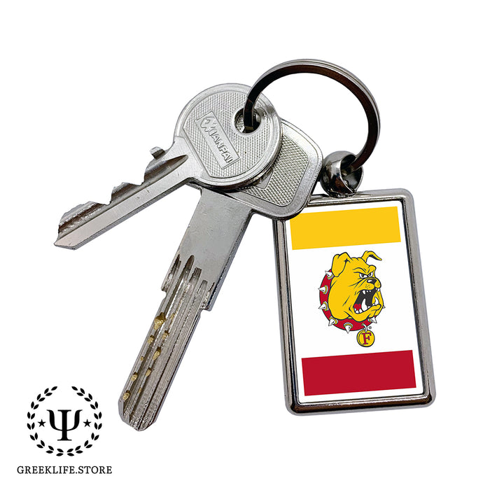 Ferris State University Keychain Rectangular
