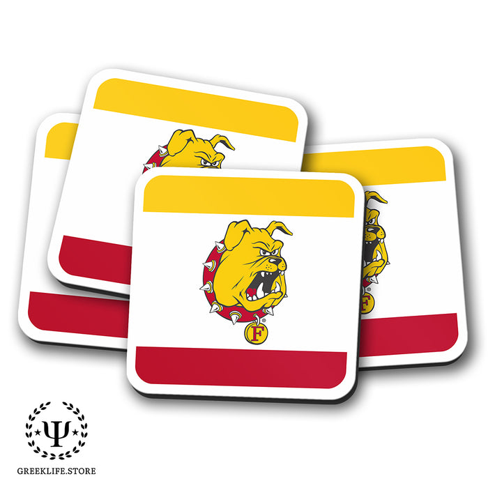 Ferris State University Beverage Coasters Square (Set of 4)
