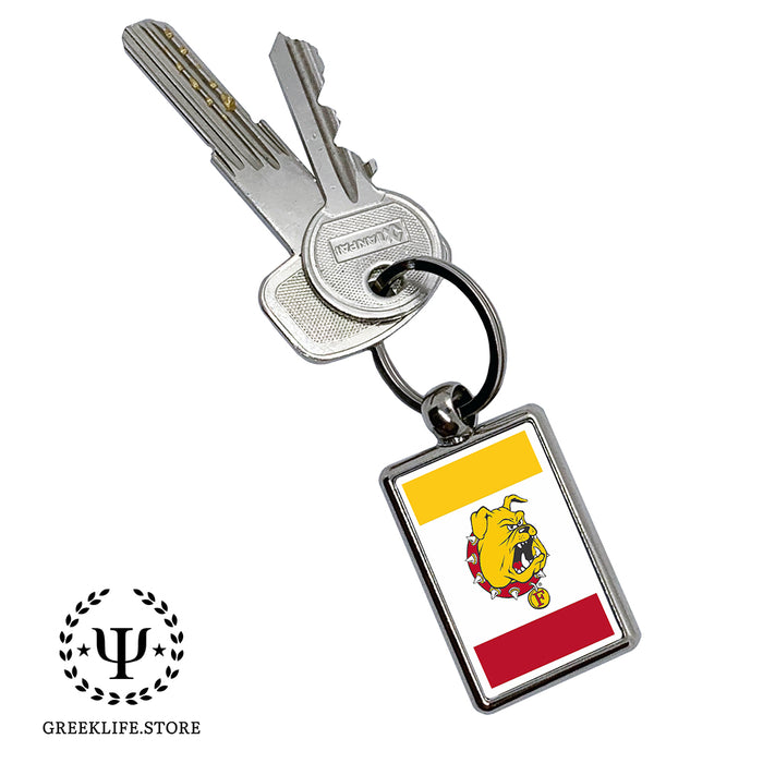 Ferris State University Keychain Rectangular