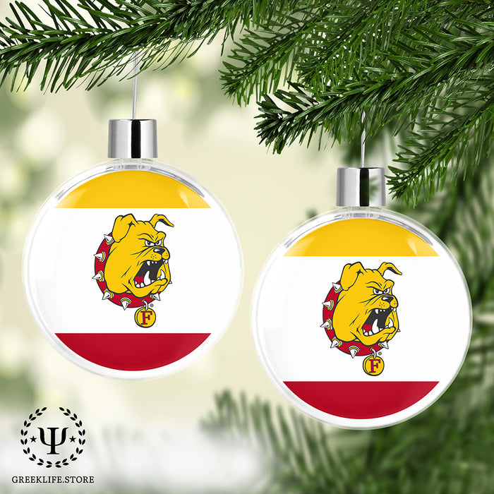 Ferris State University Christmas Ornament Flat Round