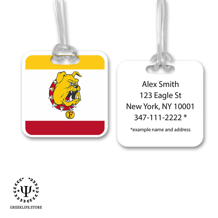 Ferris State University Luggage Bag Tag (square)