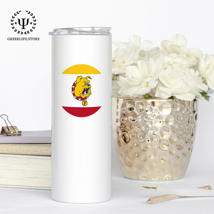 Ferris State University Stainless Steel Skinny Tumbler 20 OZ