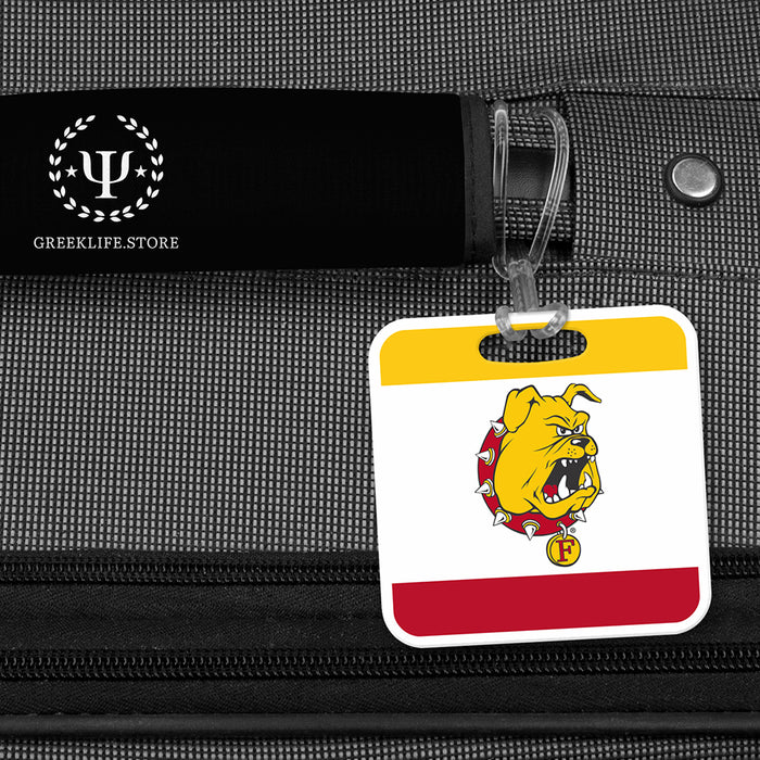 Ferris State University Luggage Bag Tag (square)