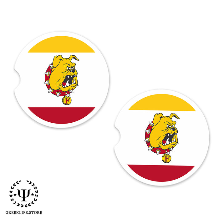 Ferris State University Car Cup Holder Coaster (Set of 2)