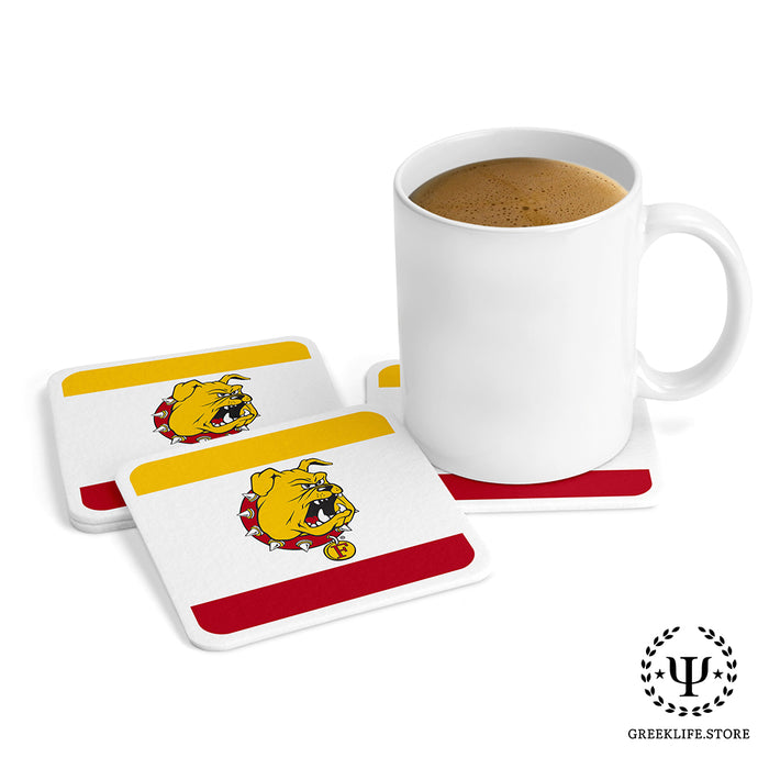 Ferris State University Beverage Coasters Square (Set of 4)