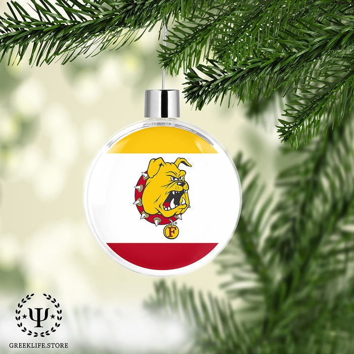 Ferris State University Christmas Ornament Flat Round