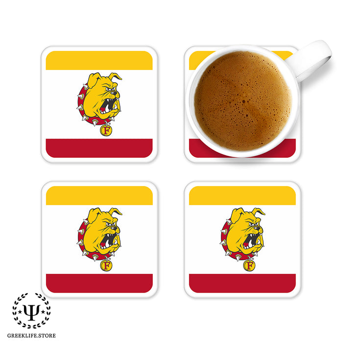 Ferris State University Beverage Coasters Square (Set of 4)