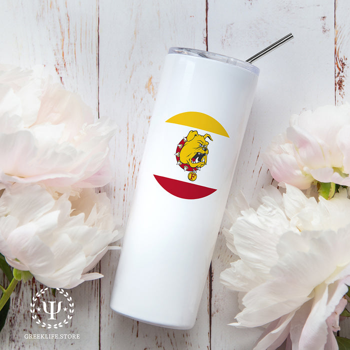 Ferris State University Stainless Steel Skinny Tumbler 20 OZ